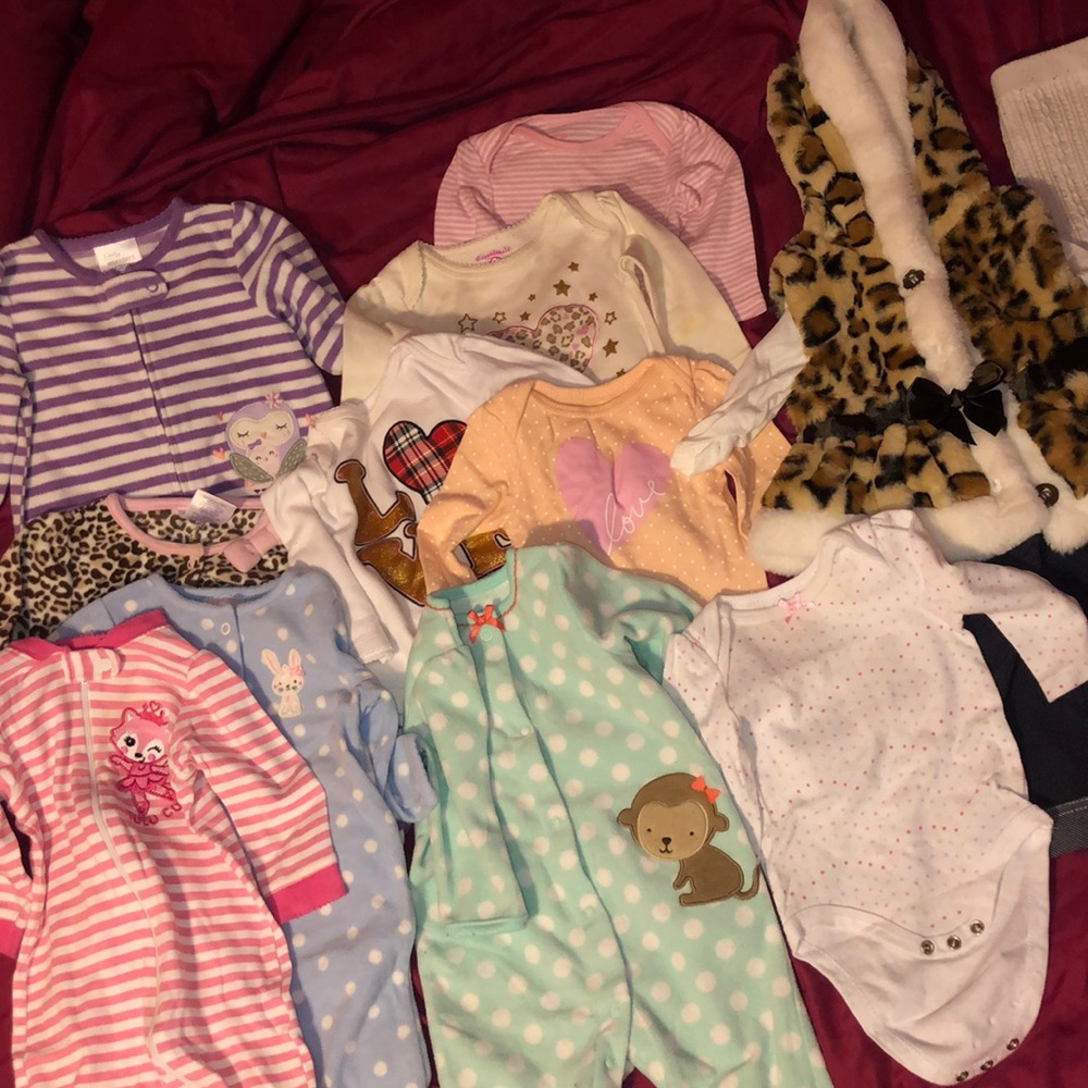 14 piece baby girl 3-6 months